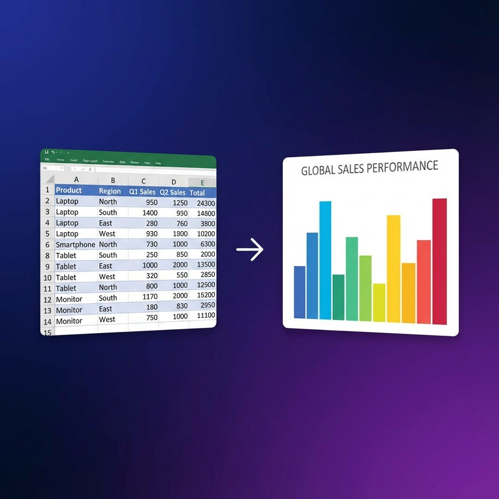How to Create Charts from Excel Data (Step-by-Step Guide)